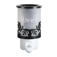 Aroma Black Owl Plug In Wax Melt Warmer Extra Image 1 Preview